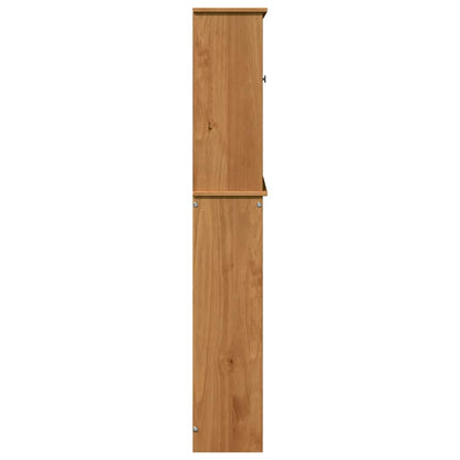 Badrumsskåp Toalett skåp VIGO honungsbrun 60 x 27 x 161 cm Massiv furu