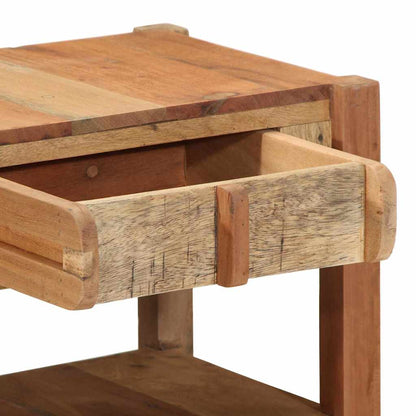 TV-Möbel Trä med låda Brun 83 x 33 x 46 cm Massivt återvunnet trä