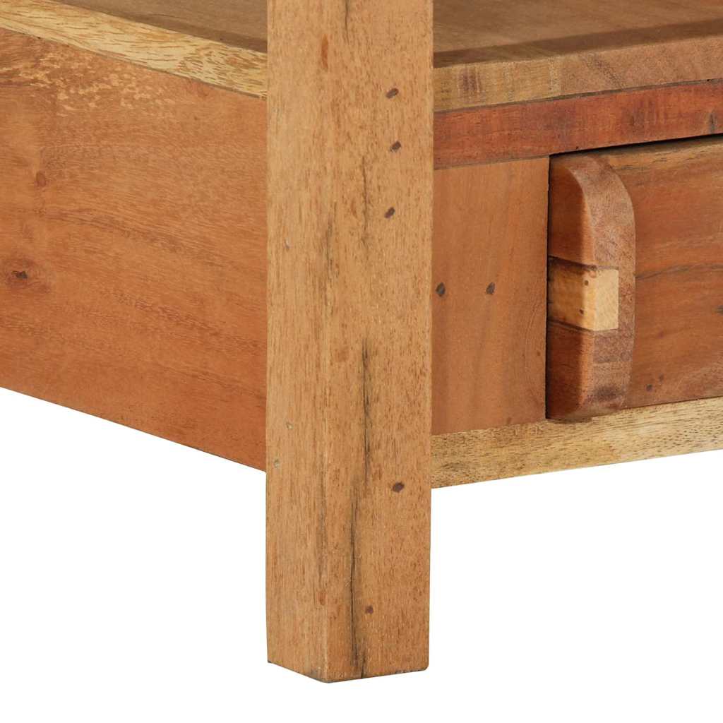 TV-Möbel Trä med låda Brun 83 x 33 x 46 cm Massivt återvunnet trä