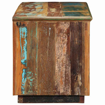 Skoställ Trä Skoskåp Brun 110 x 35 x 40 cm Massivt återvunnet trä