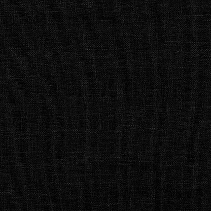 Fåtölj Svart med fotpall tyg