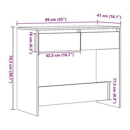 Avlastningsbord Konsollbord Åldrat Trä 89x41x76,5 cm