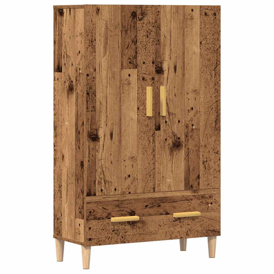 Skåp Åldrat Trä 70x31x115 cm