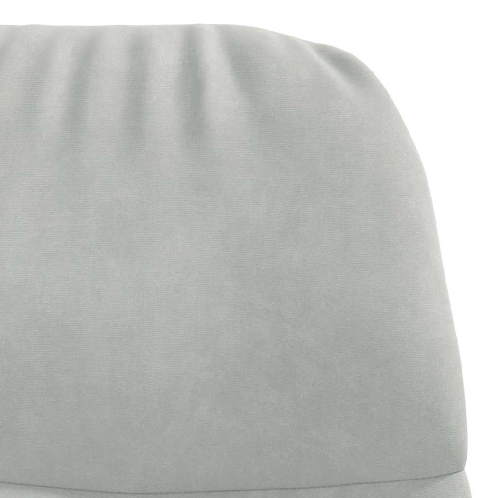 Fåtölj Ljusgrå Vilstol sammet