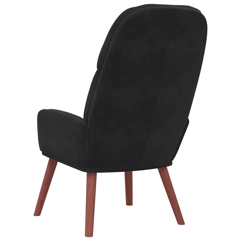 Fåtölj Svart Vilstol sammet
