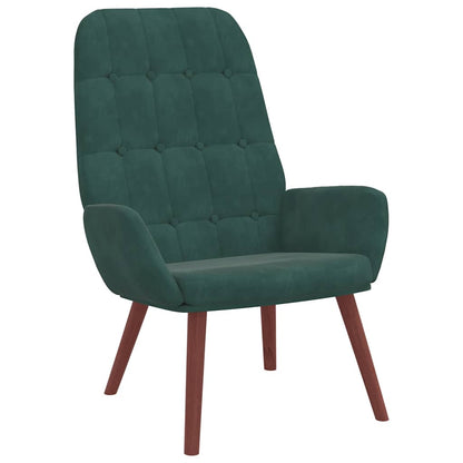 Fåtölj Grön Mörkgrön Vilstol sammet