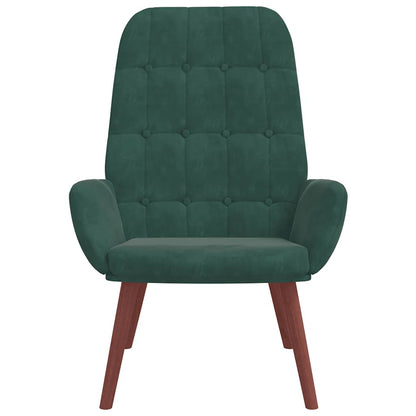 Fåtölj Grön Mörkgrön Vilstol sammet