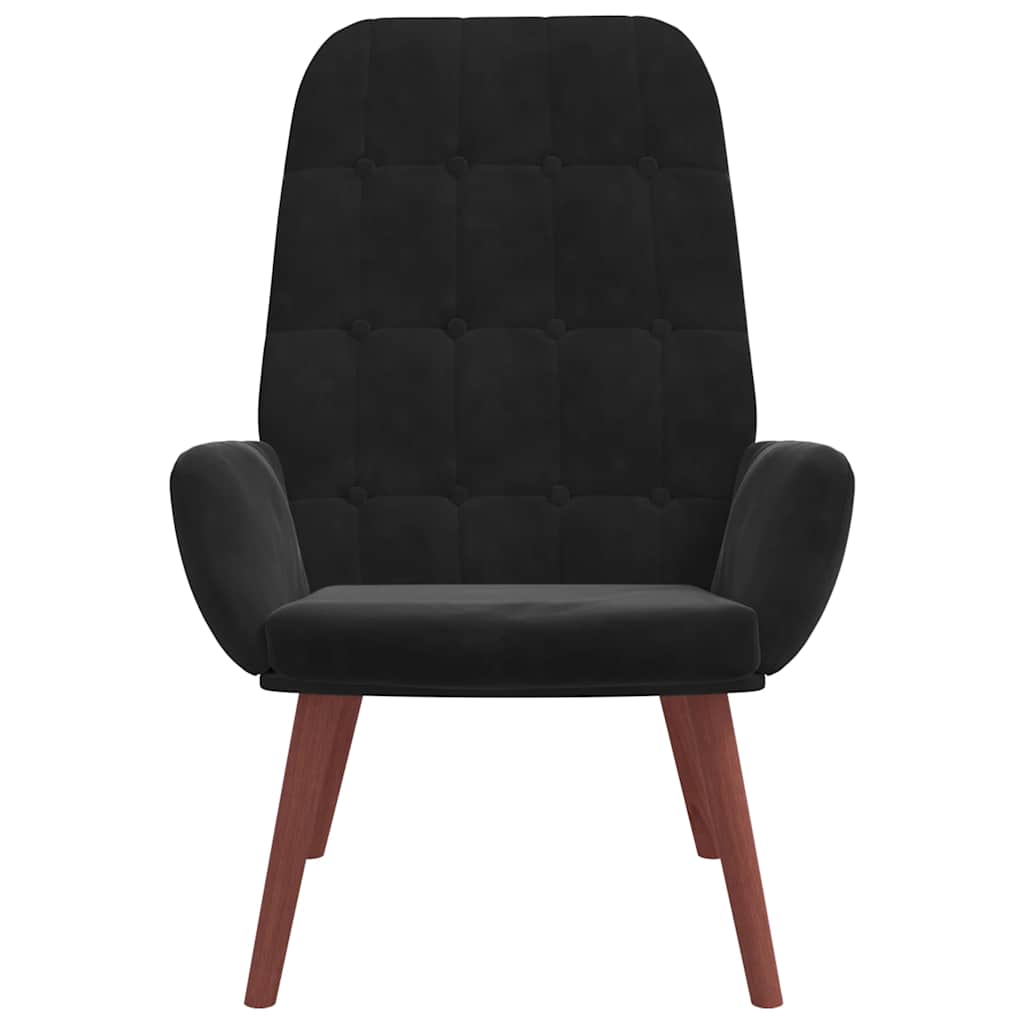 Fåtölj Svart Vilstol sammet