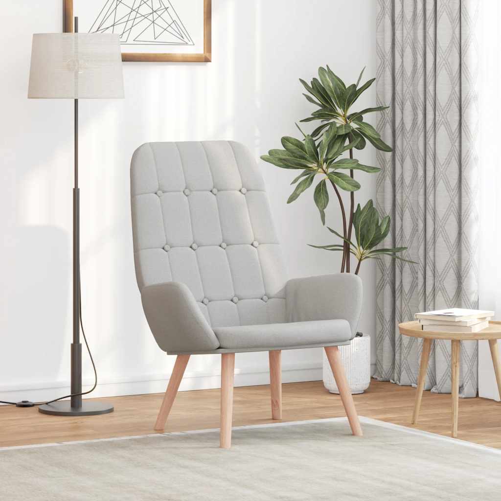 Fåtölj Grå molngrå tyg