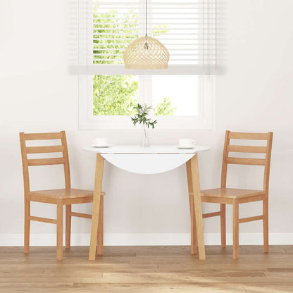 Matstolar 2 st massivt trä gummi