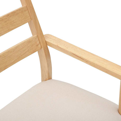 Matstolar med dynor 2 st massivt trä gummi