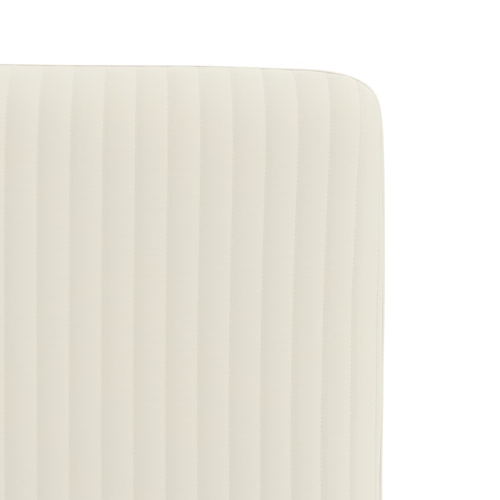 Matstolar 4 st gräddvit sammet