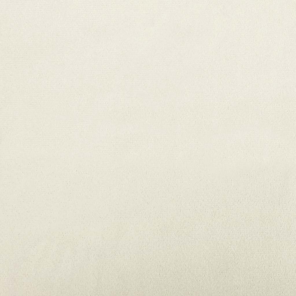 Matstolar 4 st gräddvit sammet