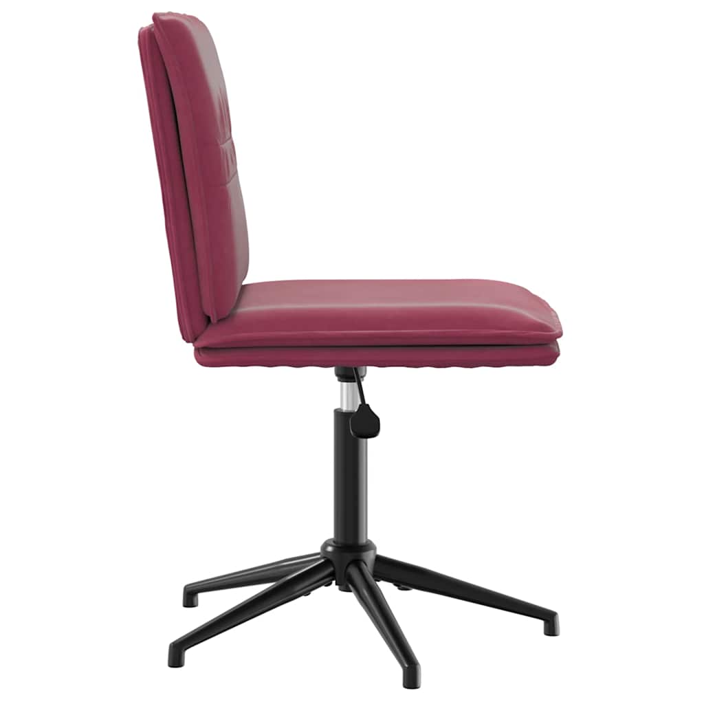 Matstolar 2 st vinröd sammet