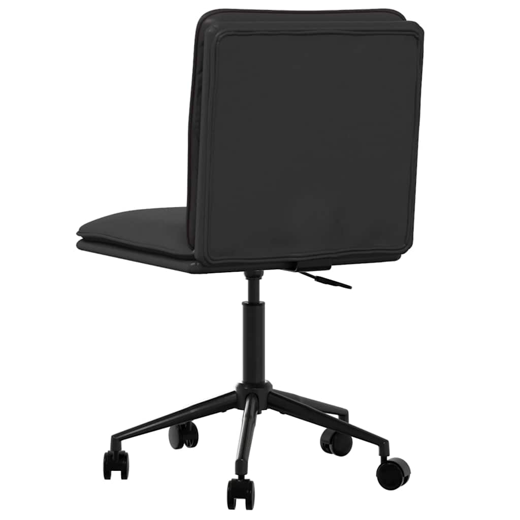 Matstolar 2 st svart konstläder