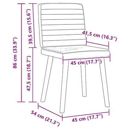 Matstolar 6 st ljusgrå tyg