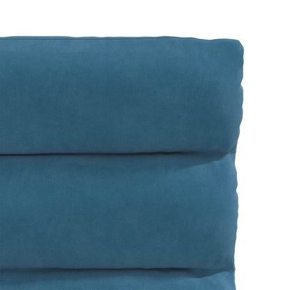 Matstolar 6 st blå sammet