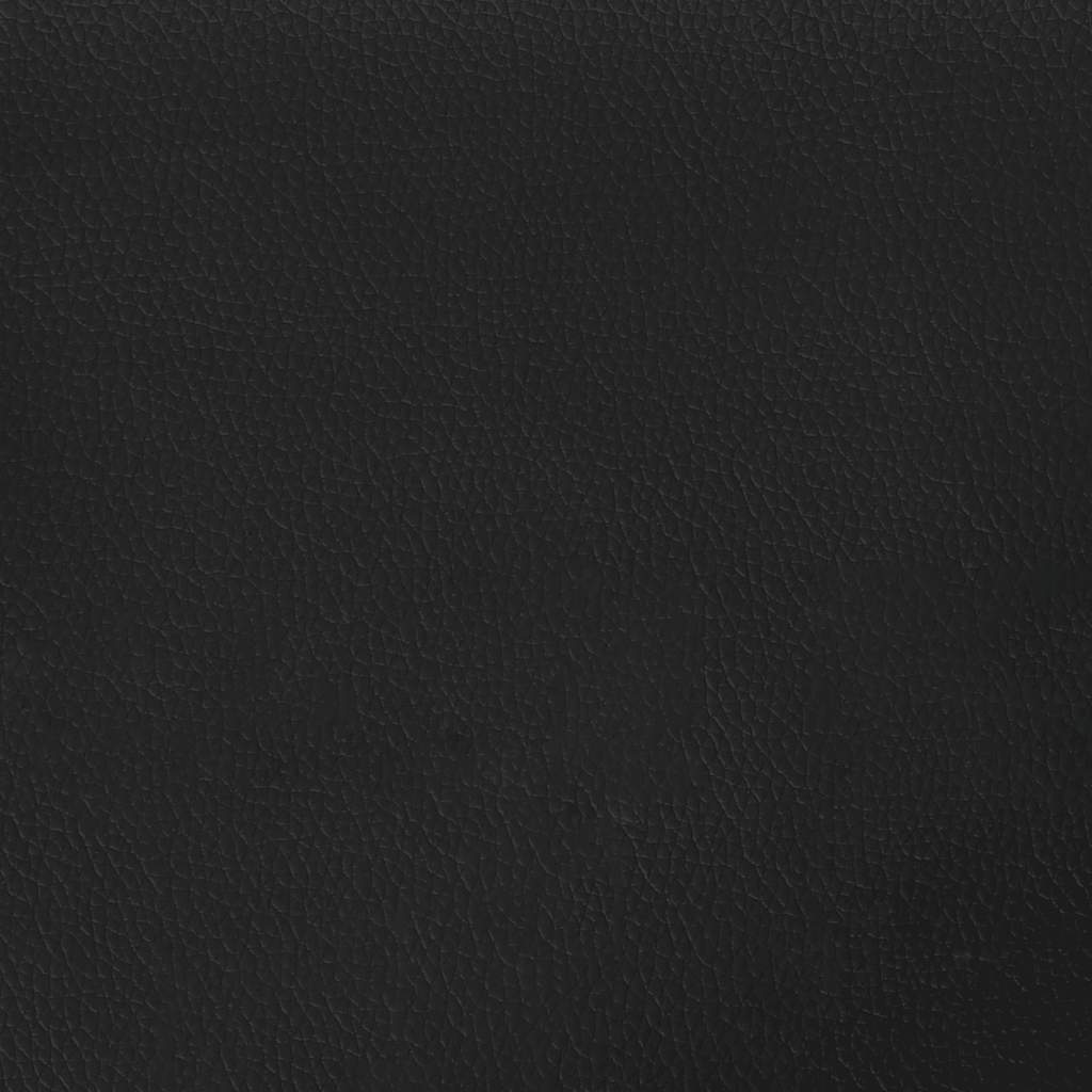 Matstolar 4 st svart konstläder