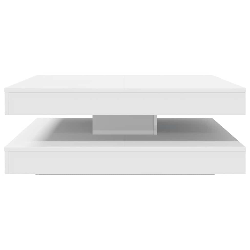 Soffbord Vit 360 grader vridbart 90x90x34,5 cm