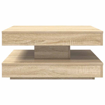 Soffbord 360 grader vridbart sonoma-ek 70x70x34,5 cm