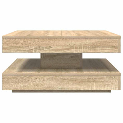 Soffbord 360 grader vridbart sonoma-ek 70x70x34,5 cm