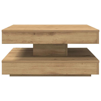 Soffbord 360 grader vridbart artisan ek 70x70x34,5 cm