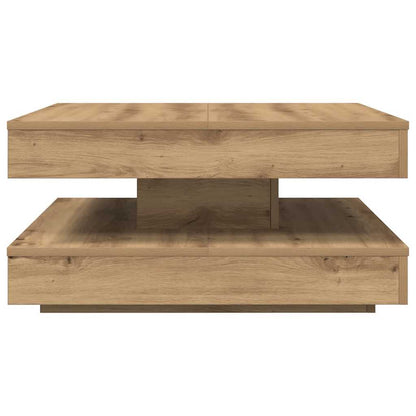 Soffbord 360 grader vridbart artisan ek 70x70x34,5 cm