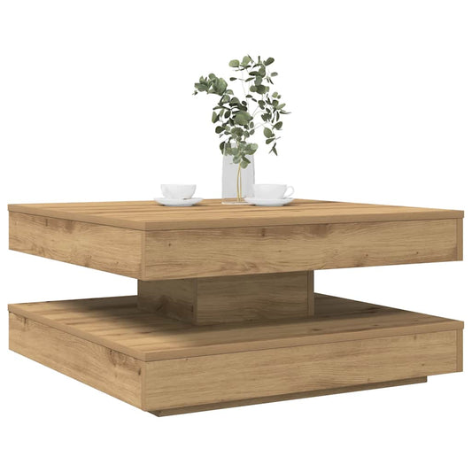 Soffbord 360 grader vridbart artisan ek 70x70x34,5 cm