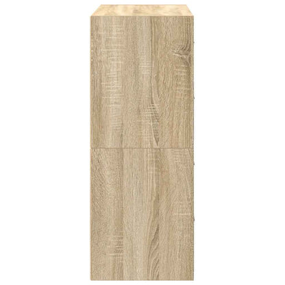 Skåp Sonoma Ek med 2 lådor 2 st 60x31x40 cm