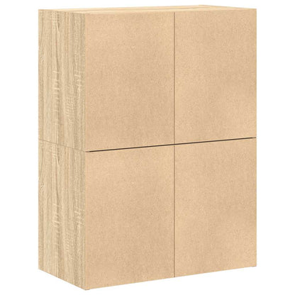 Skåp Sonoma Ek med 2 lådor 2 st 60x31x40 cm