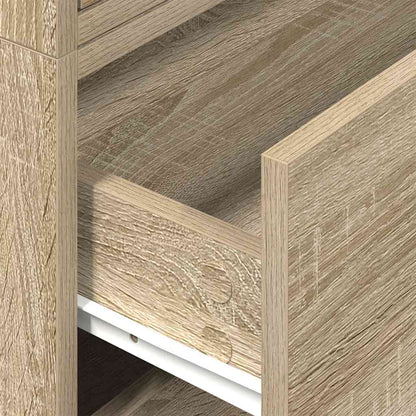 Skåp Sonoma Ek med 2 lådor 2 st 60x31x40 cm