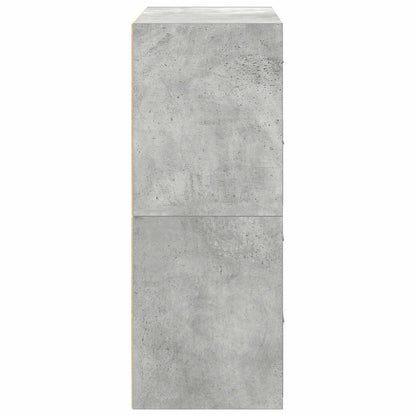 Skåp Betonggrå med 2 lådor 2 st 60x31x40 cm