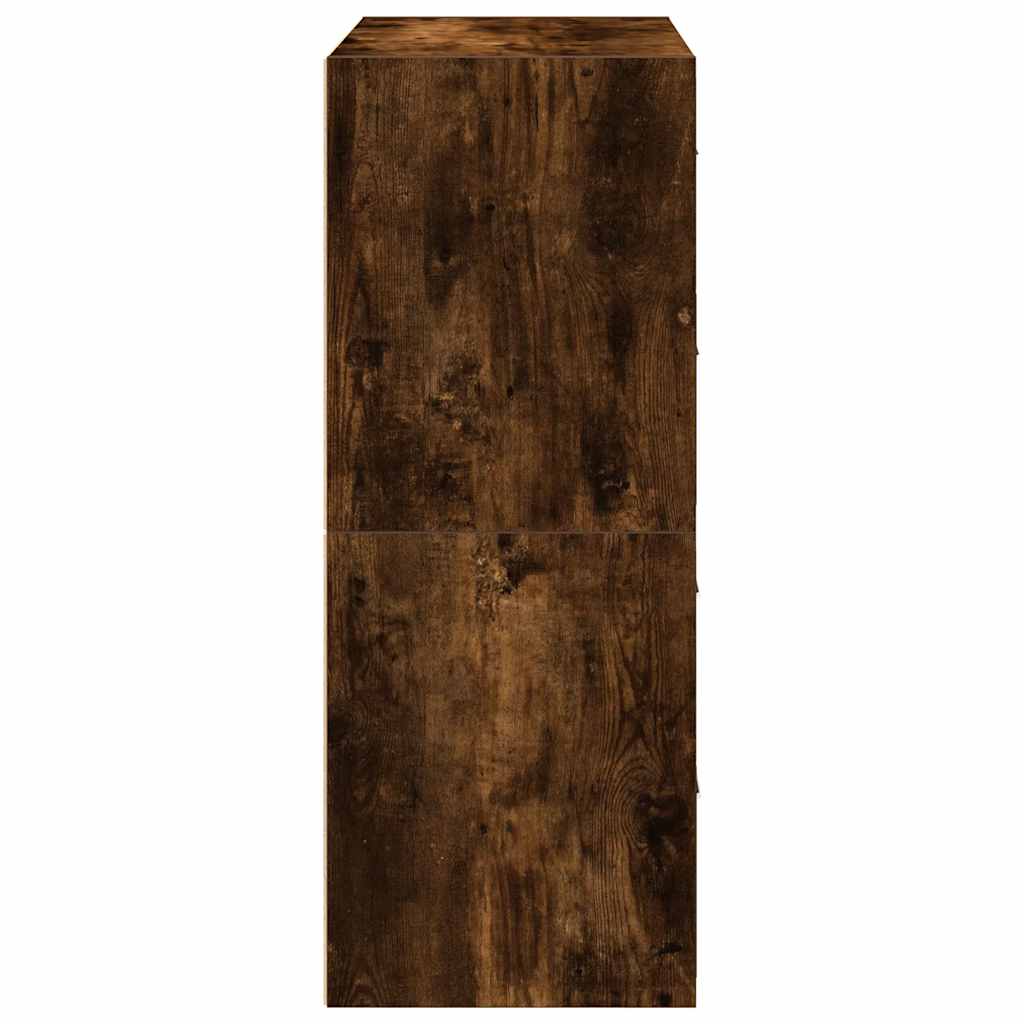 Skåp Rökfärgad Ek med 2 lådor 2 st 60x31x40 cm