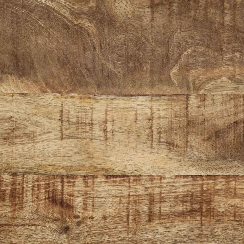 Soffbord Trä 50x50x38 cm massivt grovt Trä mango