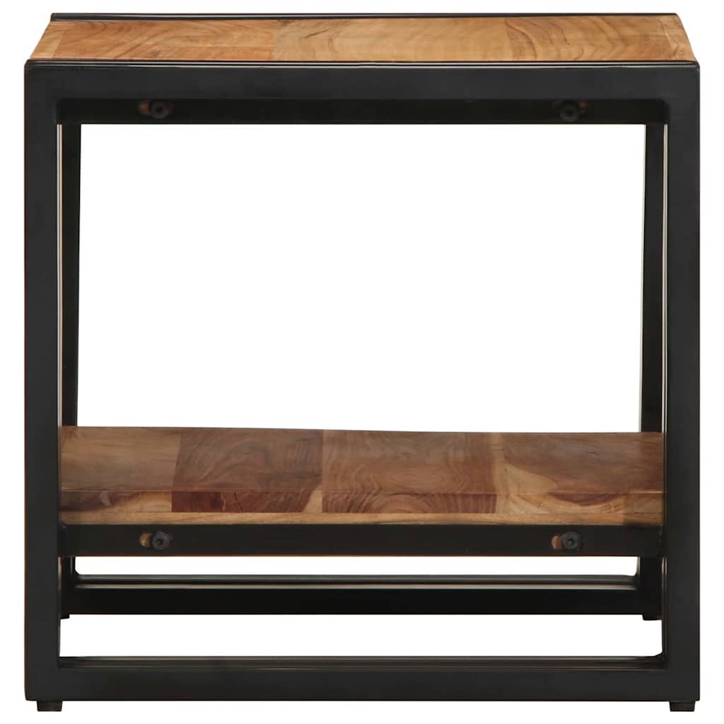 Sidobord Trä Brun 40 x 40 x 38 cm massivt akacia