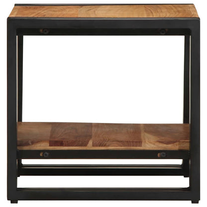 Sidobord Trä Brun 40 x 40 x 38 cm massivt akacia