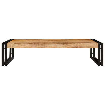 Badrumshylla 100 x 50 x 23 cm Massivt Mangoträ och Järn