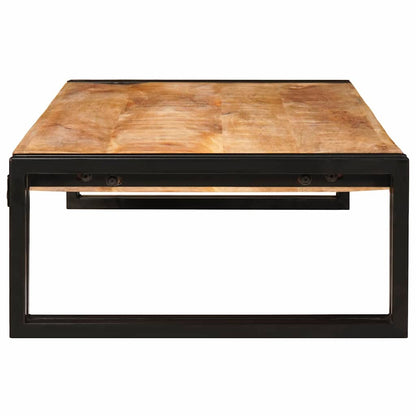 Badrumshylla 100 x 50 x 23 cm Massivt Mangoträ och Järn
