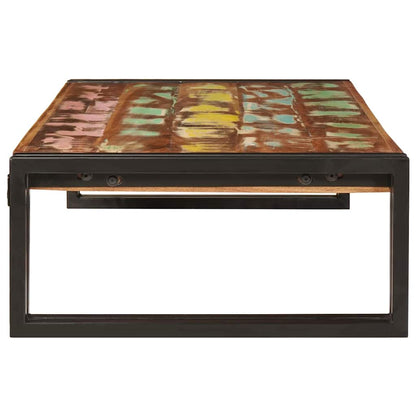 Badrumshylla 100 x 50 x 23 cm Massivt Mangoträ och Järn