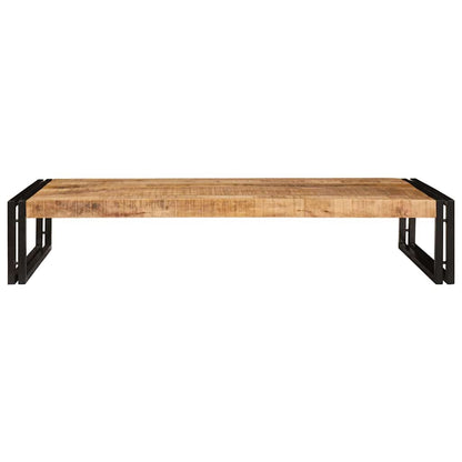 Badrumshylla 120 x 50 x 23 cm Massivt Mangoträ och Järn