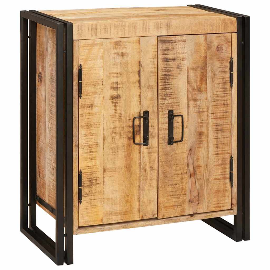 Sängbord Nattduksbord Trä 38 x 33 x 58 cm Massivt grovt mangoträd