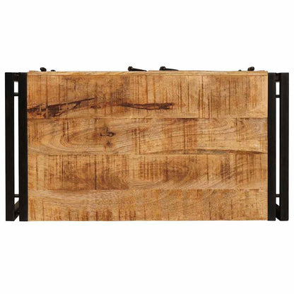 Sängbord Nattduksbord Trä 38 x 33 x 58 cm Massivt grovt mangoträd