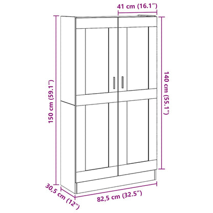 Skåp Artisan Ek 82,5x30,5x150 cm