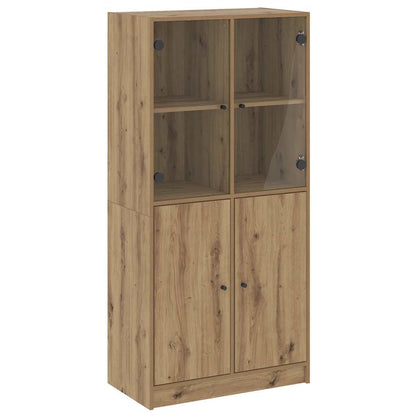 Skåp Artisan Ek med dörrar 68x37x142 cm