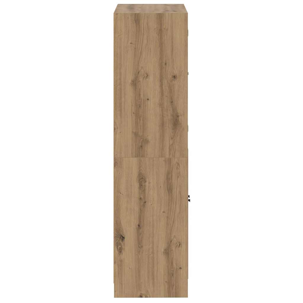 Skåp Artisan Ek med dörrar 68x37x142 cm