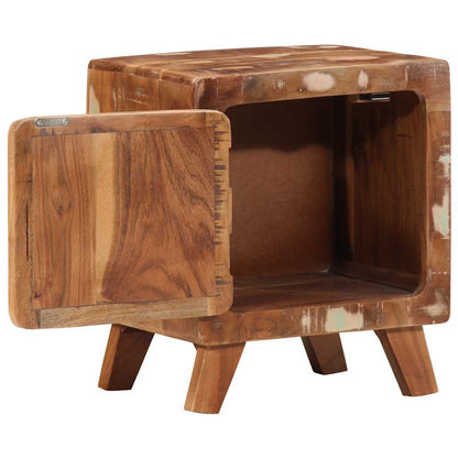 Sängbord 2 st 40x32x46 cm massivt trä återvunnet
