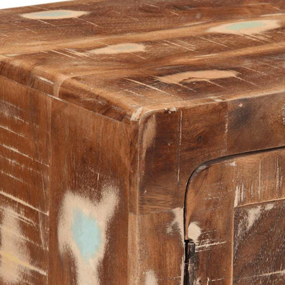 Sängbord 2 st 40x32x46 cm massivt trä återvunnet