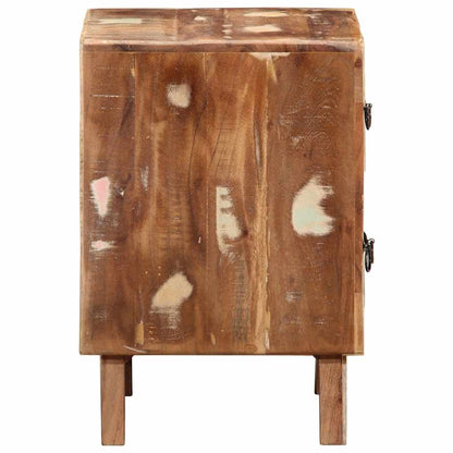 Sängbord 2 st 40x32x46 cm massivt trä återvunnet