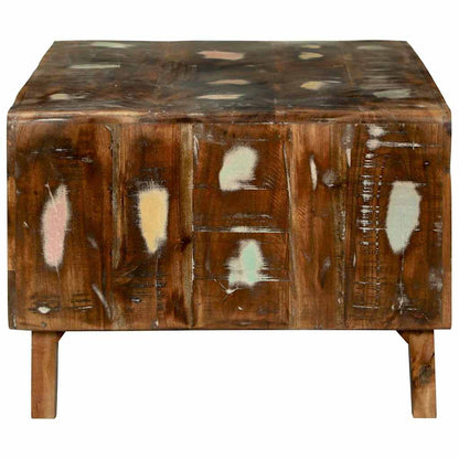 Soffbord Trä 90 x 50 x 35 cm massivt återvunnet trä