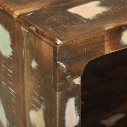 Soffbord Trä 50 x 50 x 35 cm massivt återvunnet trä